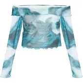 Mymo Blusa aqua