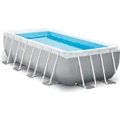Intex Piscina Retangular Com Estrutura Acima Do Solo Aço Prism 488x244x107 Cm