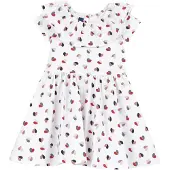 Chicco Vestido azul / vermelho / branco