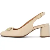 Kazar Sapatos abertos atrás bege