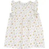 Chicco Vestido amarelo / verde / branco