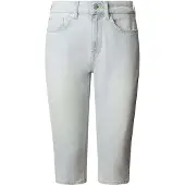 Pepe Jeans Shorts Jeans De Cintura Alta Mary Capri