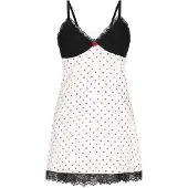 Mymo Vestido vermelho / preto / offwhite