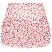 Mymo Saia vermelho escuro / branco