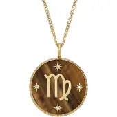 Fossil Collana Placcata Oro Vergine Scritto Nelle Stelle Jf04843710 — Collana
