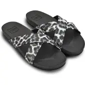 Brasileras Sapato de praia/banho 'Pardo' cinzento escuro / preto / branco