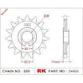 Rk Pinhao Dianteiro 4520-7q 520