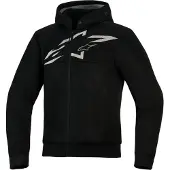 Alpinestars Superairflow cromado Casaco com capuz para mota Preto/Branco 2XL