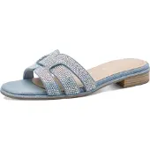 Marco Tozzi Sapato aberto azul ganga