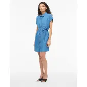 Vila Vestidos camiseiros 'VINori' azure