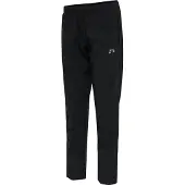Newline Calças de desporto preto / branco