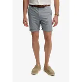 Superdry para homem. M7110487A Calções Premium Textured Chino azul (28), Casual, Algodão
