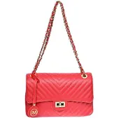 Roberta M borsa in pelle da donna RM2213 Rosso