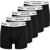 Only & Sons Boxers 'Fitz' preto / branco