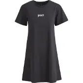 Miss Tee Vestido cinzento / preto / branco