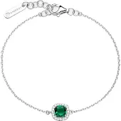 Brosway Bracciale Argento Zirconi Cubici Fancy Life Green Flg139 — Bracciale