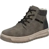 Rieker Botas com atacadores castanho / cinzento