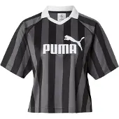 Puma Camisa funcionais 'Ess' cinzento / preto / branco