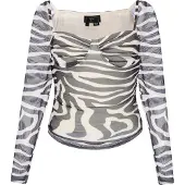 Faina Blusa preto / branco