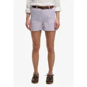Superdry para mulher. W7110496A Calções Mid Rise Linho lilás (26), Casual