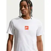 Nike Camisa laranja / preto / branco