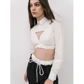 4TAILORS Top branco