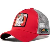Capslab Boné 'Gorra roja bugs bunny bordado frente rejilla visera curva 3' vermelho