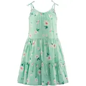 Happy girls Vestido verde pastel