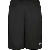 Urban Classics Calças preto / branco