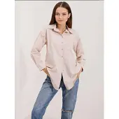 Big Dart Blusa bege claro / branco