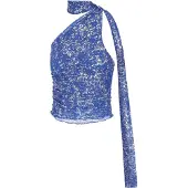 Faina Top navy / prata