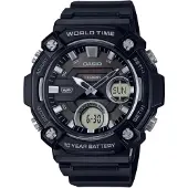 Casio Relógio Aeq-120w-1a 53.3mm 10atm Quartz Analogue/digital