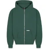 Dropsize Casaco em moletão verde
