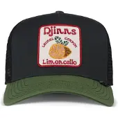 Djinns Boné 'HFT Food Limoncello' oliveira / vermelho / preto / branco