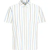 Blend Camisa 'BHAban' bege claro / bege mosqueado / azul claro