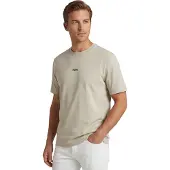 BOSS Camisa 'Chup' bege / branco