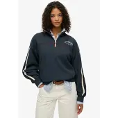 Superdry Suéter Com Meia-zíper Country Club Tape