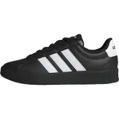 Adidas Sapatilhas baixas 'Grand Court 3.0' preto / branco