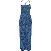 Faina Vestido azul real / preto