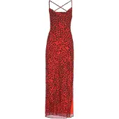 Faina Vestido vermelho / preto