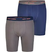 Happy Shorts Boxers ' Jersey ' azul / cinzento