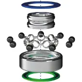 Bearing Cw Rolamentos Ceramic 25 X 37 X 7 Mm