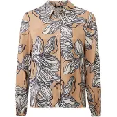 Mexx Blusa bege escuro / azul noturno / branco