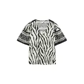 Vero Moda Blusa 'VMKAMILLE' preto / branco