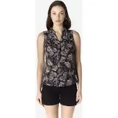 KOROSHI Blusa castanho claro / taupe / preto
