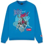 AND1 Sweatshirt '1993 Dunk' azure / cinzento escuro / vermelho / preto