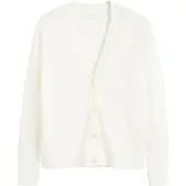 Chinti & Parker Casaco de malha creme