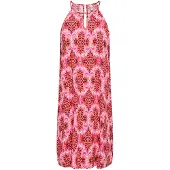 ONLY Vestido 'ONLNOVA' laranja / fúcsia / branco