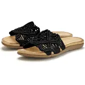 LASCANA Sapato aberto preto