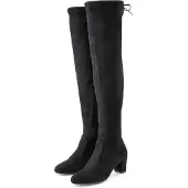 LASCANA Overknees preto